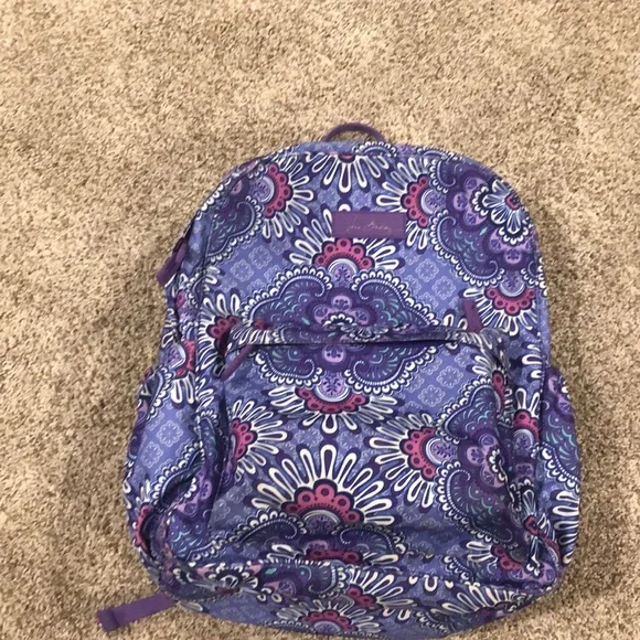 Travel Bag Vera Bradley Lilac Tapestry Backpack Vera Bradley